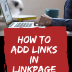 How to Add Links in Linkpage